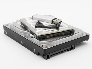 Hard Drive, USB flash drive and Micro SD