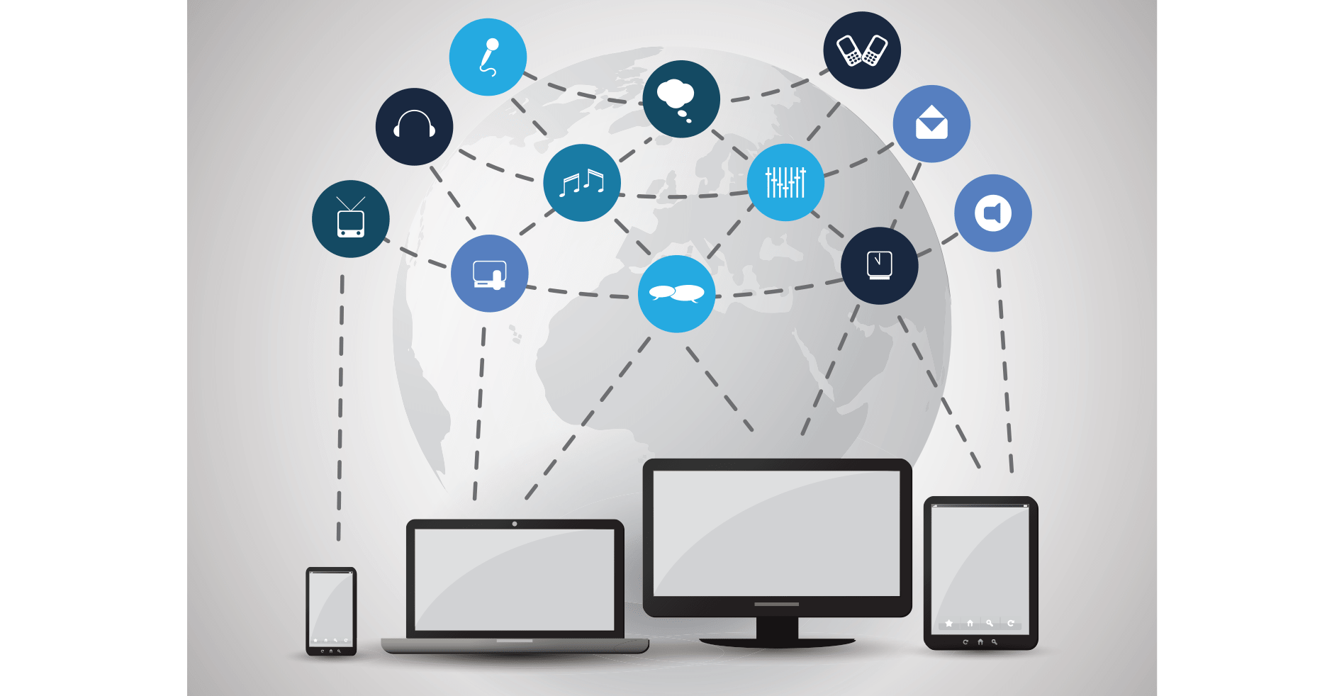 cloud software displaying business information