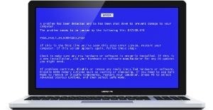blue screen of death error