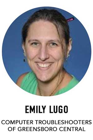 emily lugo of computer troubleshooters in greensboro central