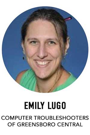 emily lugo of computer troubleshooters in greensboro central